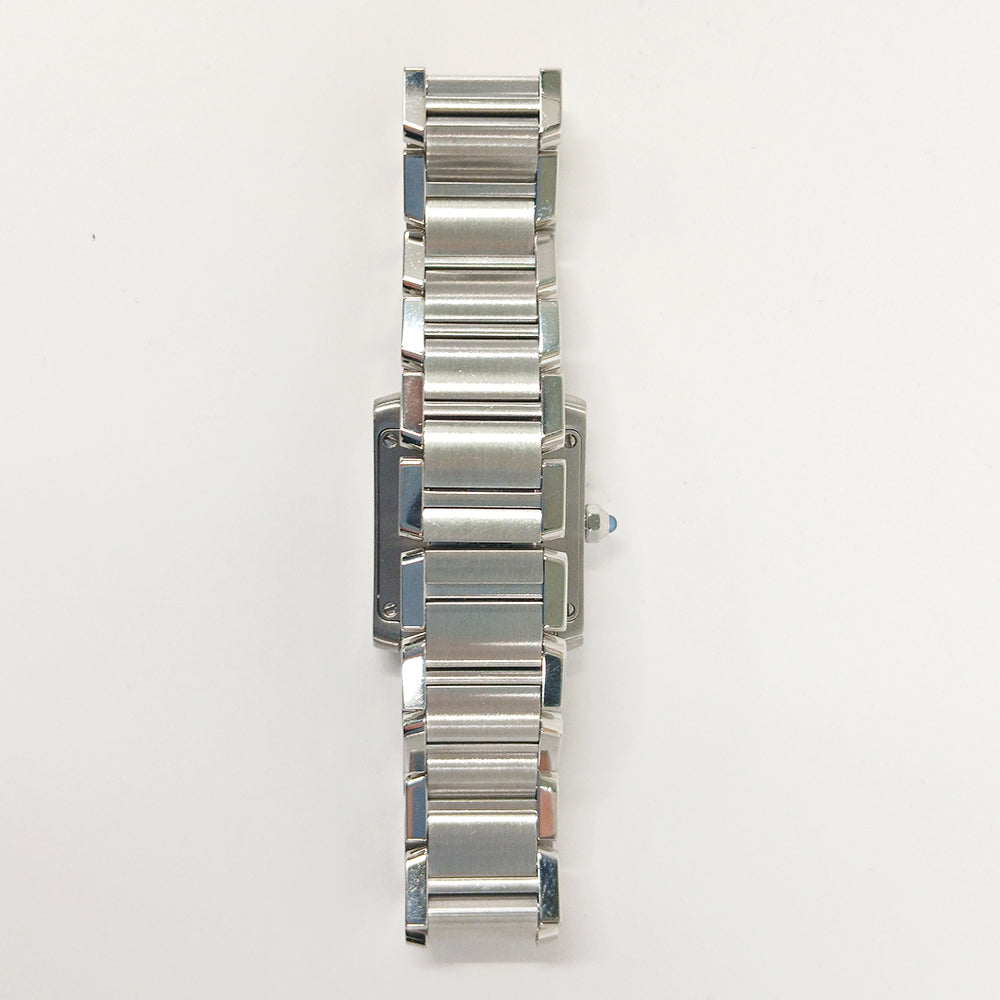 Cartier Tank Française Small Stainless Steel W51008Q3 – Ivory Roman Dial