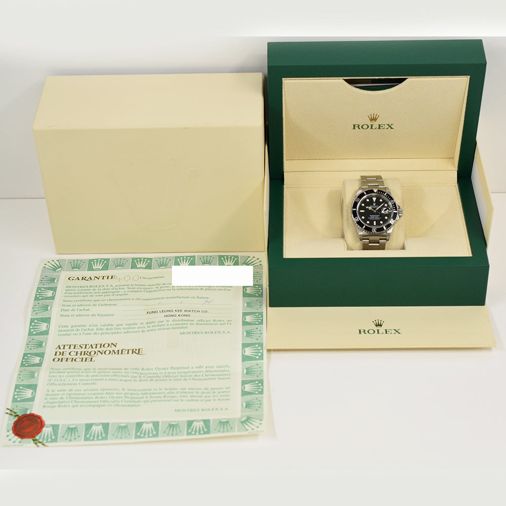 Rolex Submariner Date 40mm 16610 – Black Dial