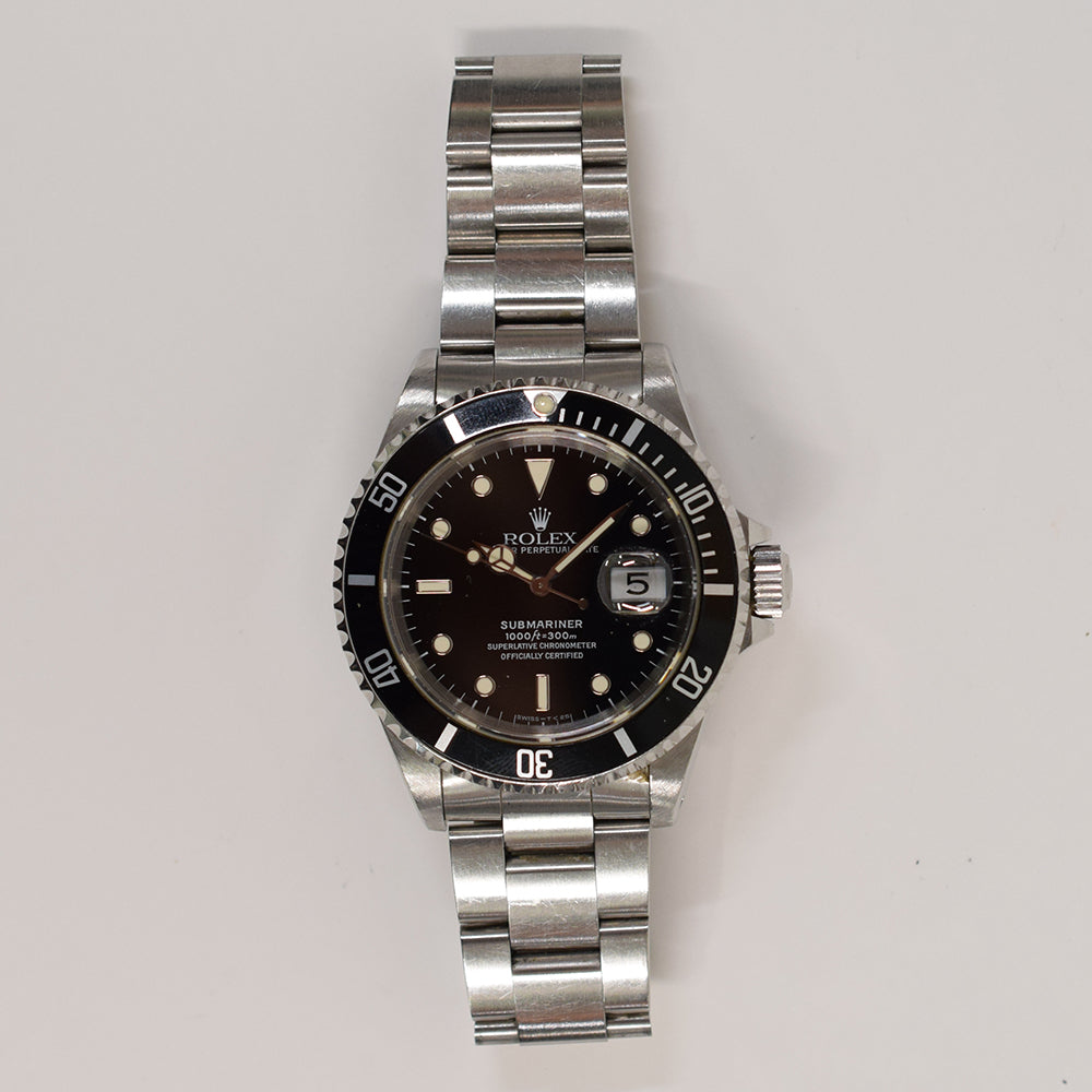 Rolex Submariner Date 40mm 16610 – Black Dial