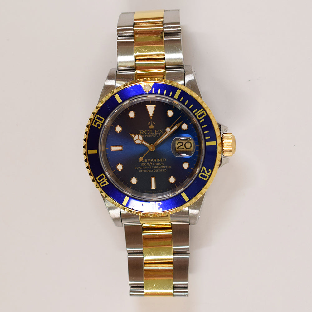 Rolex Submariner Date 40mm Steel and Yellow Gold 16613LB – Blue Dial