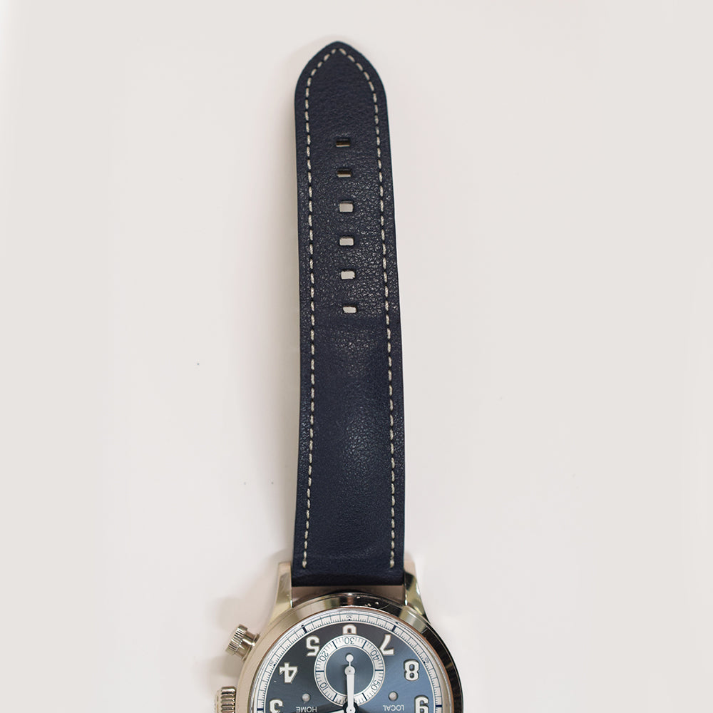 Patek Philippe Calatrava Pilot Travel Time Chronograph 42mm 5924G-001 – Blue Arabic Dial
