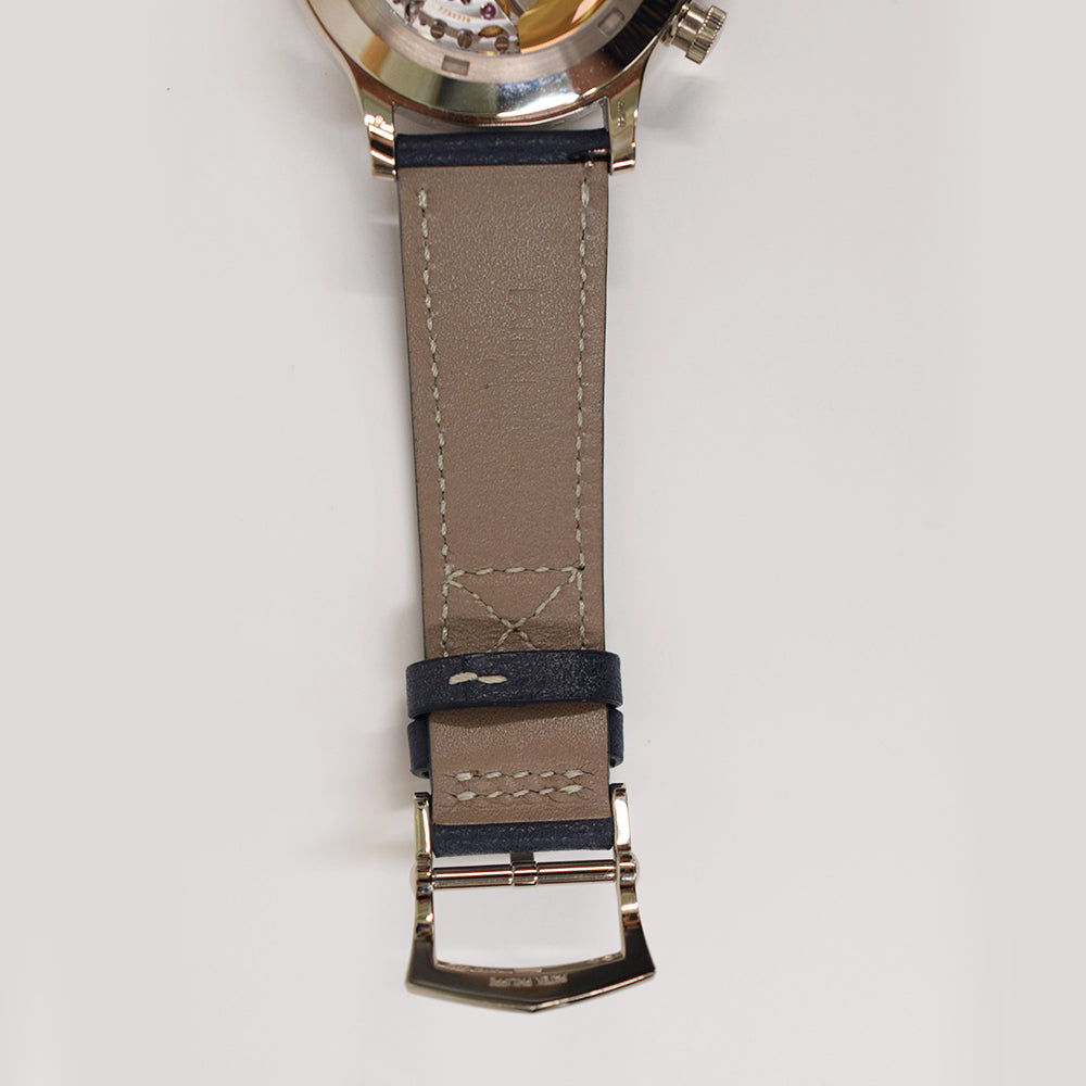 Patek Philippe Calatrava Pilot Travel Time Chronograph 42mm 5924G-001 – Blue Arabic Dial