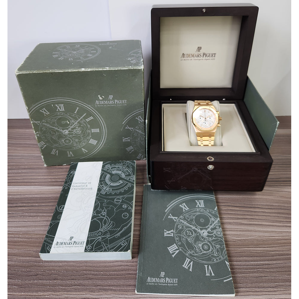 Audemars Piguet Royal Oak Chronograph 39mm Rose Gold 25960OR.00.1185OR.01 – White Dial