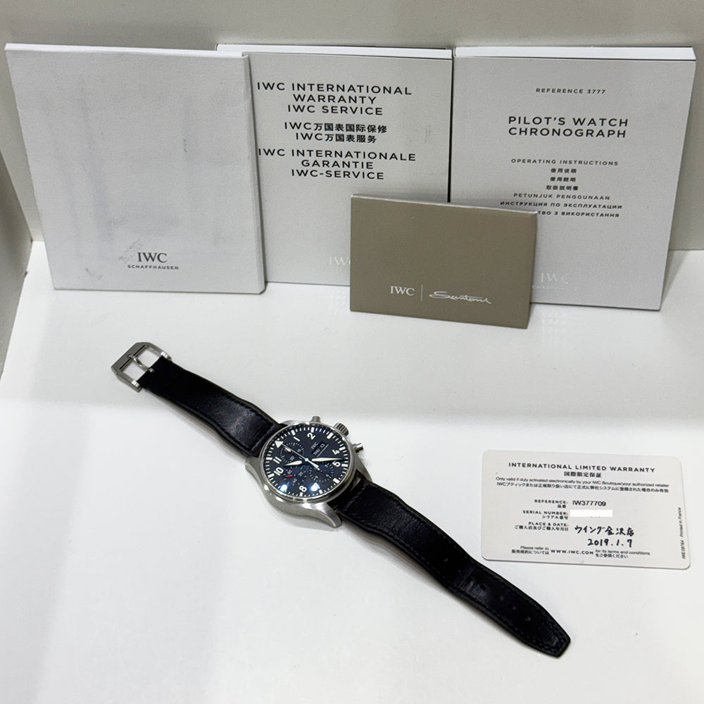 IWC Schaffhausen Portugieser Chronograph 41mm IW377709 – Black Dial