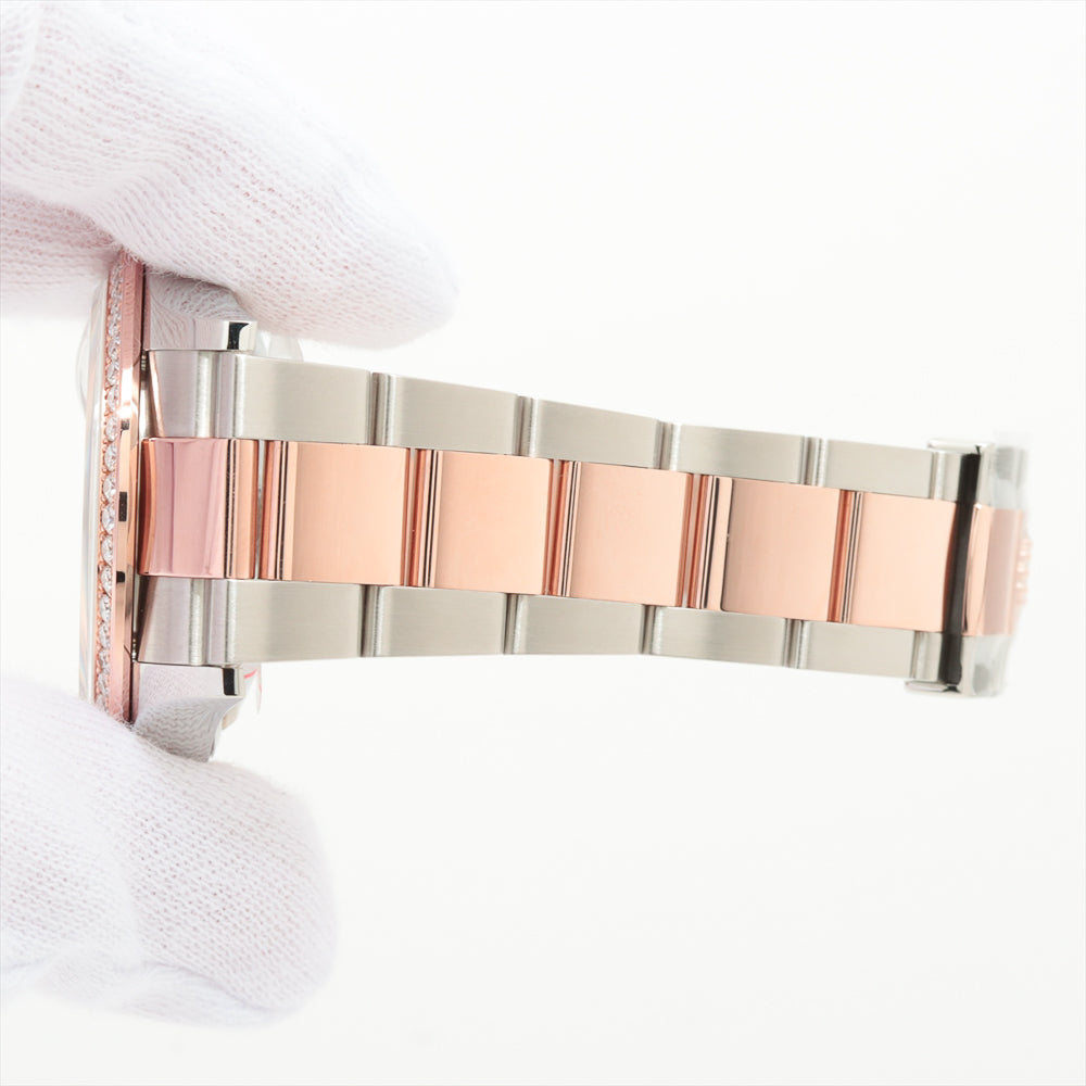 Rolex Datejust 36mm Everose Gold Diamond Bezel 126281RBR – White Dial