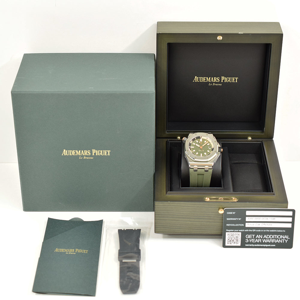 Audemars Piguet Royal Oak Offshore Diver 42mm 15720ST.OO.A052CA.01 – Green Dial