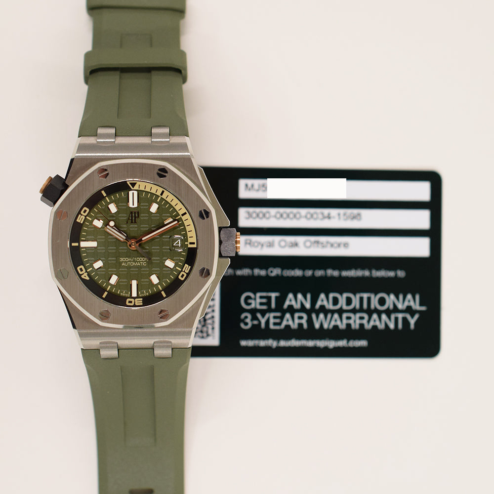 Audemars Piguet Royal Oak Offshore Diver 42mm 15720ST.OO.A052CA.01 – Green Dial
