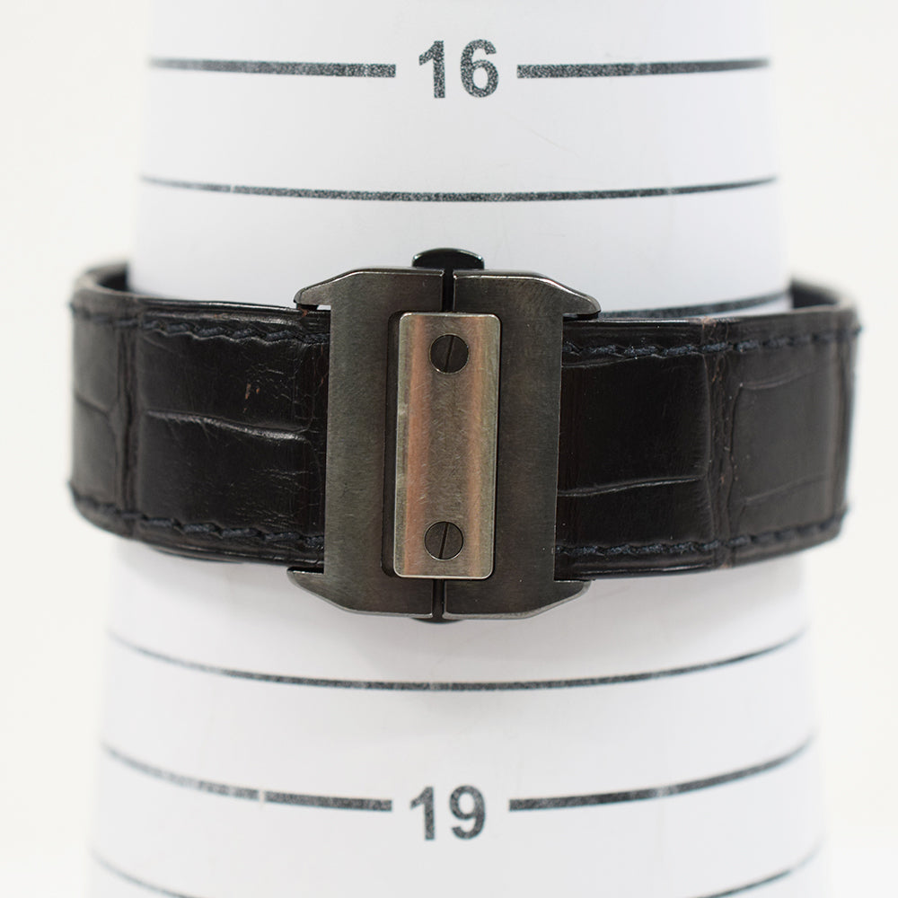 Cartier Santos 100 38mm Titanium and PVD Steel W2020010 – Black Roman Dial