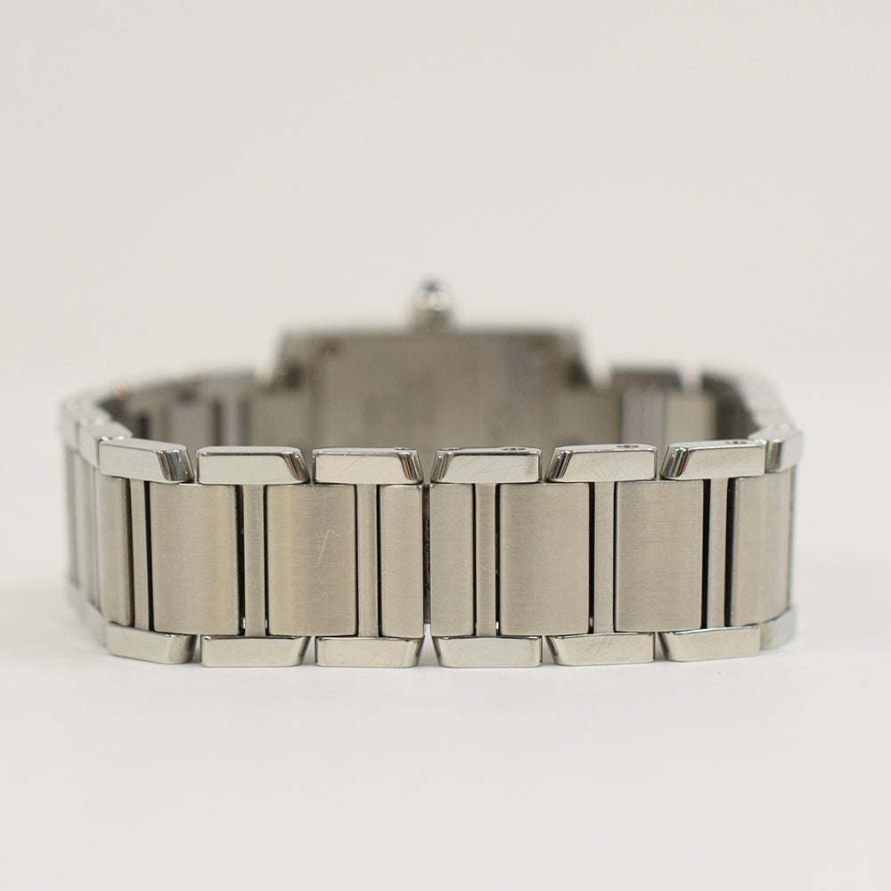 Cartier Tank Française Small Stainless Steel W51008Q3 – Silver Roman Dial