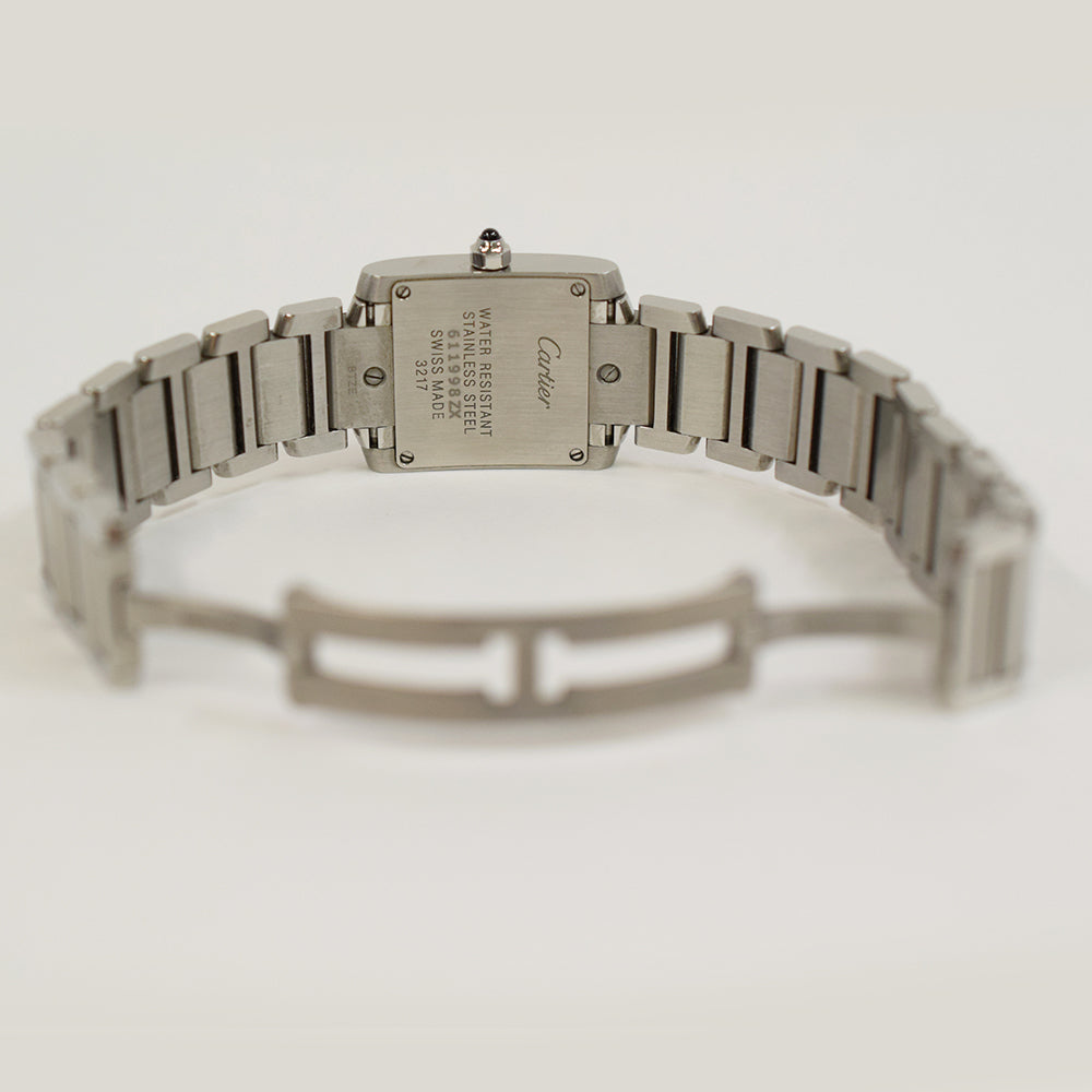 Cartier Tank Française Small Stainless Steel W51008Q3 – Silver Roman Dial