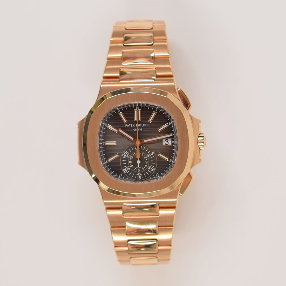Patek Philippe Nautilus Flyback Chronograph 40.5mm 5980/1R-001 – Black Dial