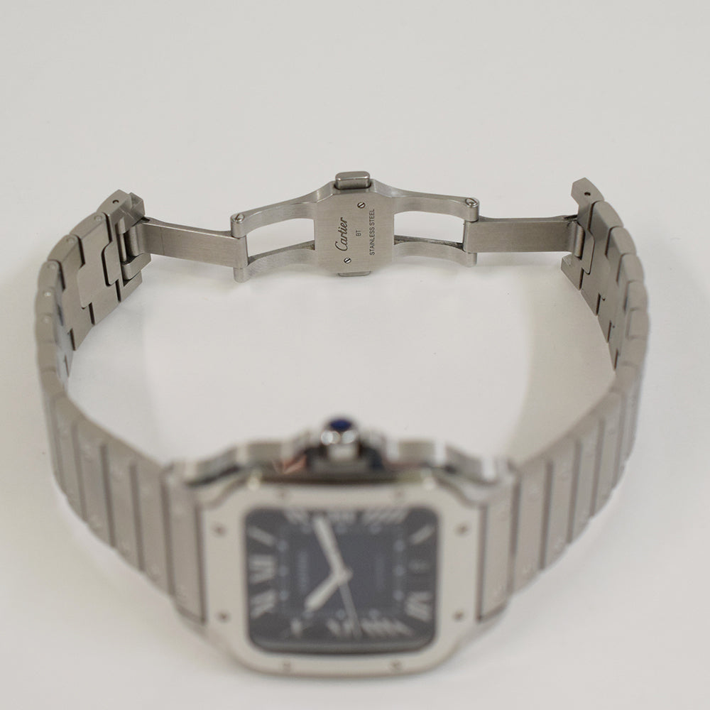 Cartier Santos de Cartier Large 39.8mm WSSA0030 – Blue Roman Dial