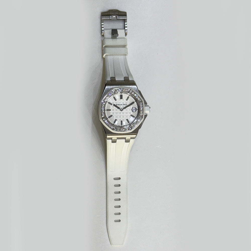 Audemars Piguet Royal Oak Offshore 37mm Diamond Bezel 67540SK.ZZ.A010CA.01 – White Dial