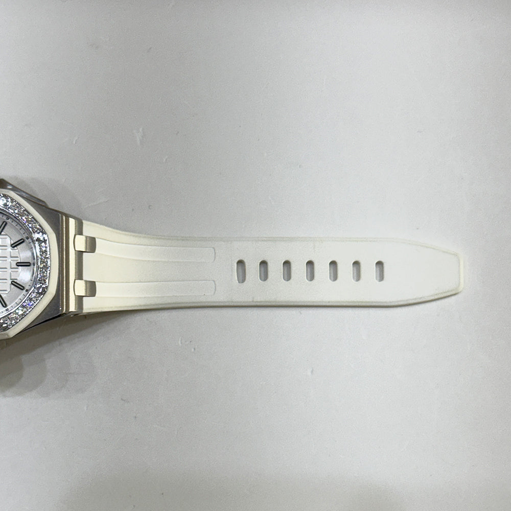 Audemars Piguet Royal Oak Offshore 37mm Diamond Bezel 67540SK.ZZ.A010CA.01 – White Dial