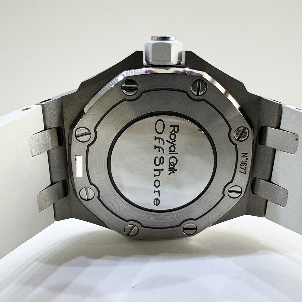 Audemars Piguet Royal Oak Offshore 37mm Diamond Bezel 67540SK.ZZ.A010CA.01 – White Dial