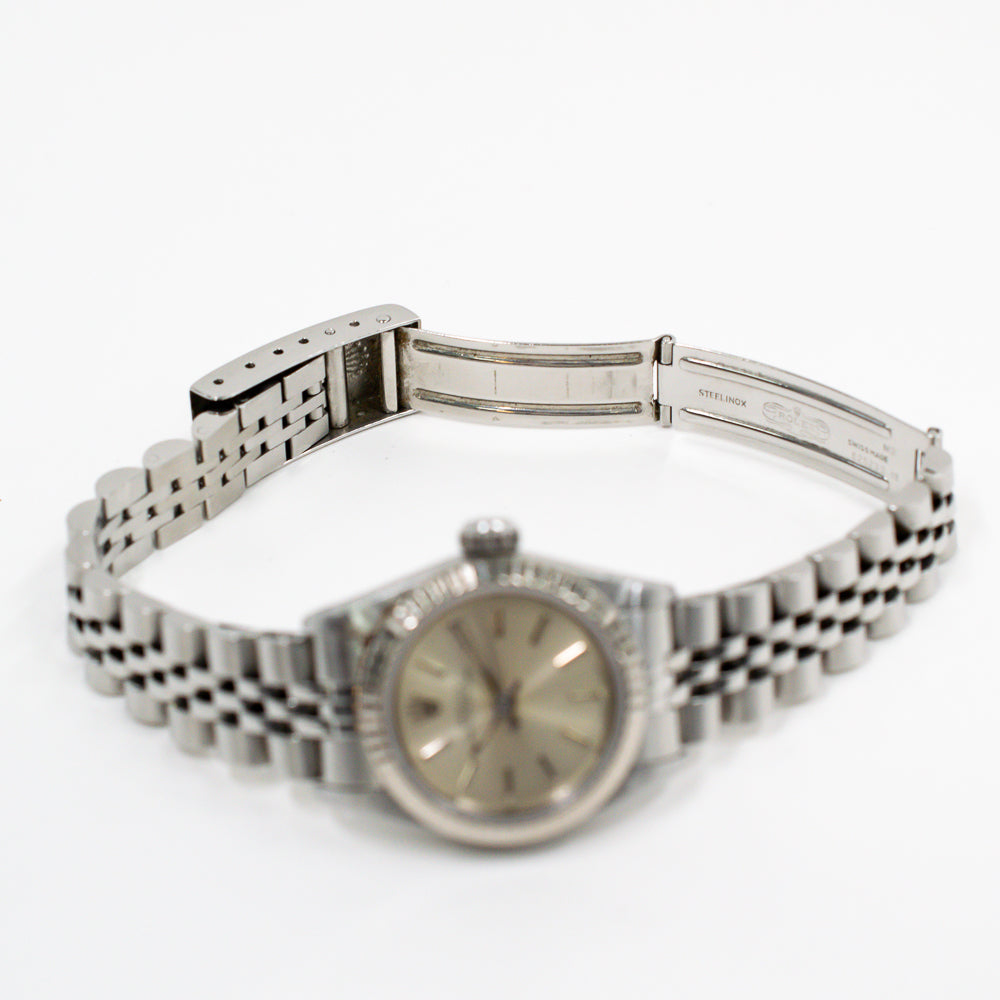 Rolex Oyster Perpetual 26mm Steel and White Gold 67194 – Silver Dial