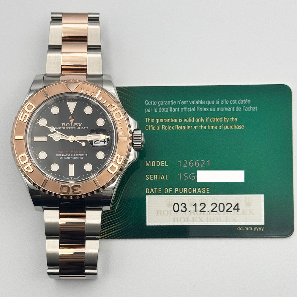 Rolex Yacht-Master 40mm Steel and Everose Gold 126621 – Black Dial