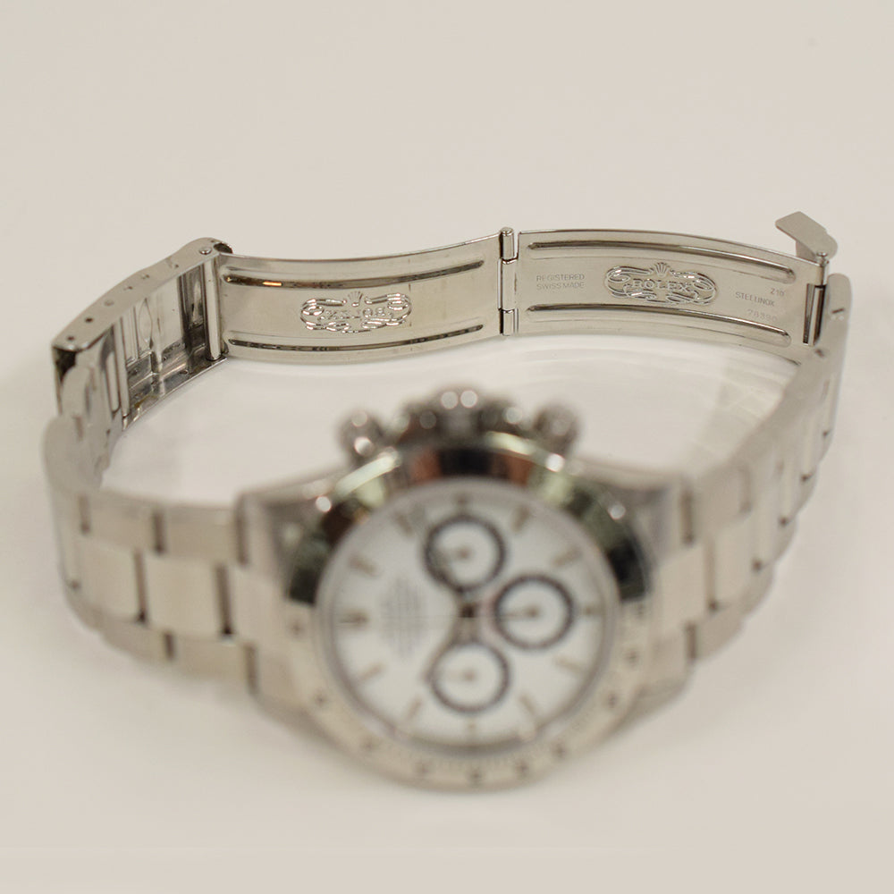 Rolex Daytona 40mm Steel 16520 – White Dial
