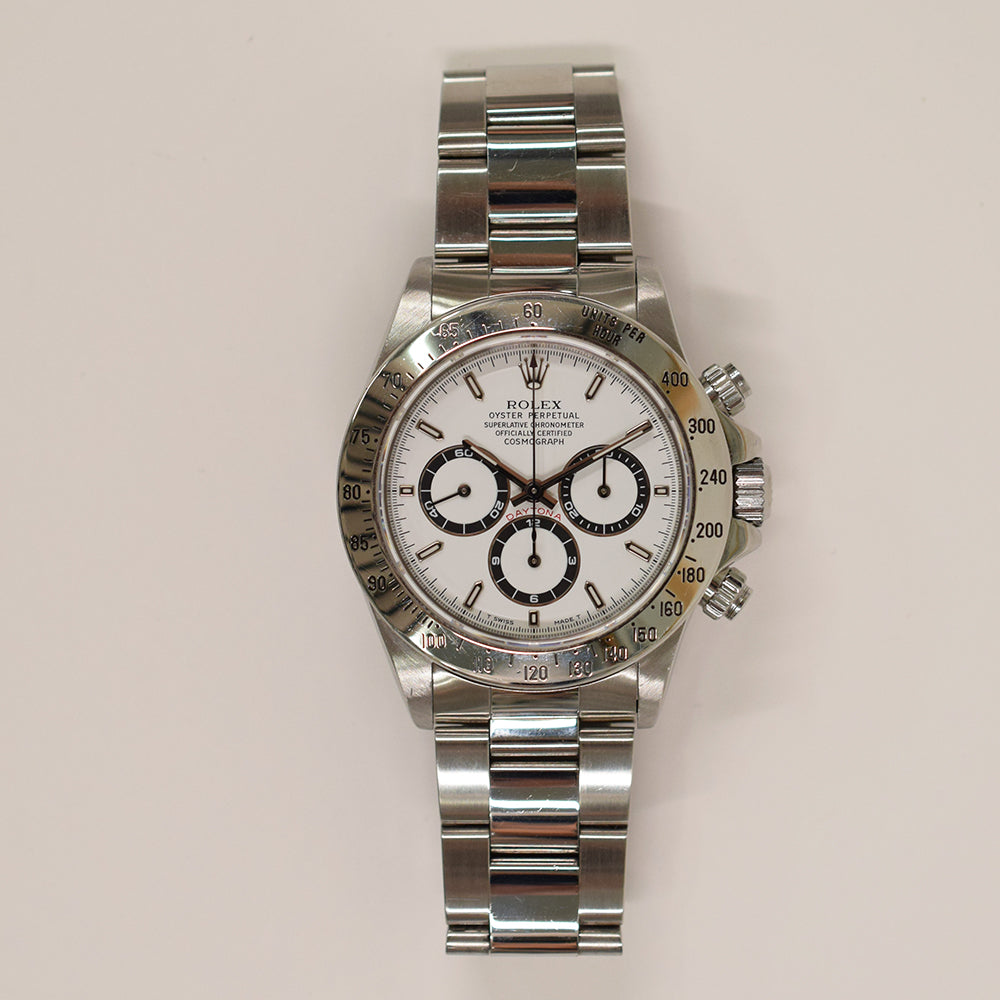 Rolex Daytona 40mm Steel 16520 – White Dial