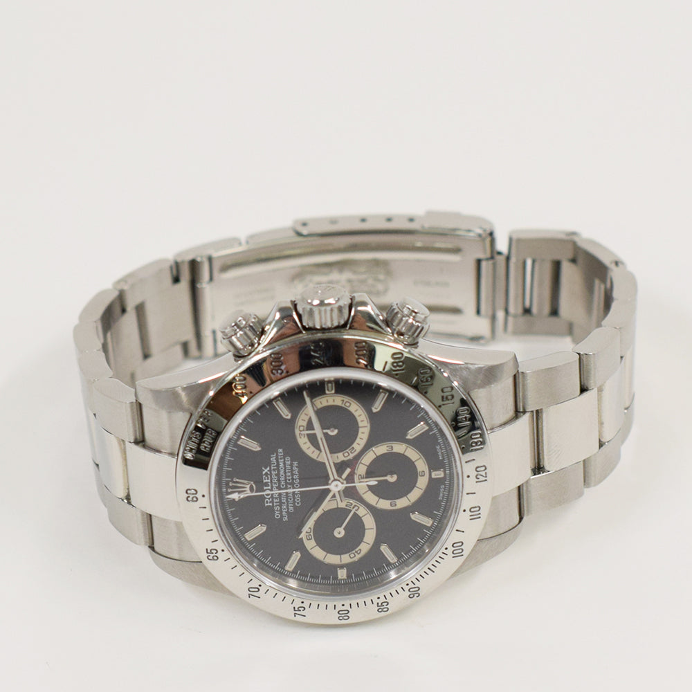 Rolex Daytona 40mm Steel 16520 – Black Dial