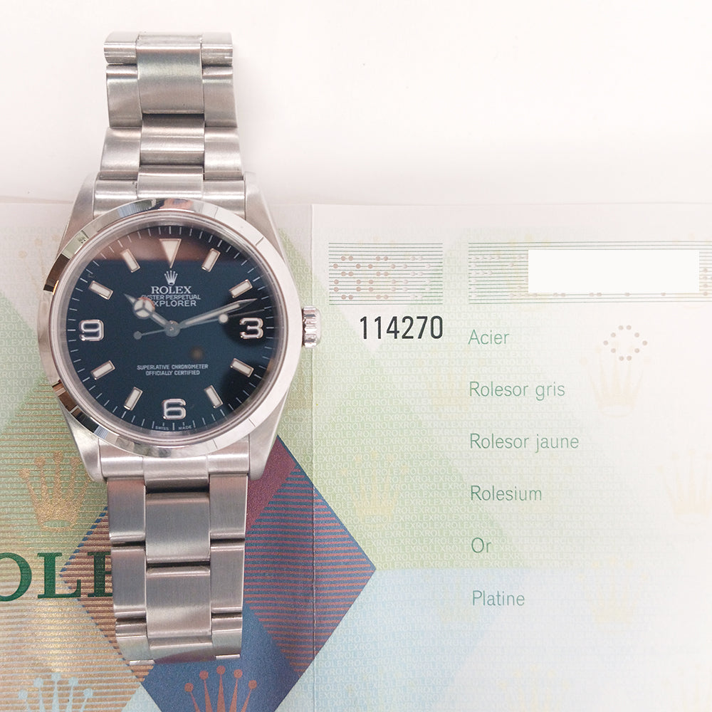 Rolex Explorer 36mm 114270 – Black Dial