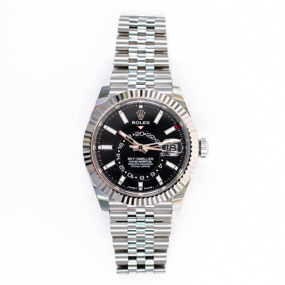 Rolex Sky-Dweller 42mm Steel and White Gold 336934 – Black Dial