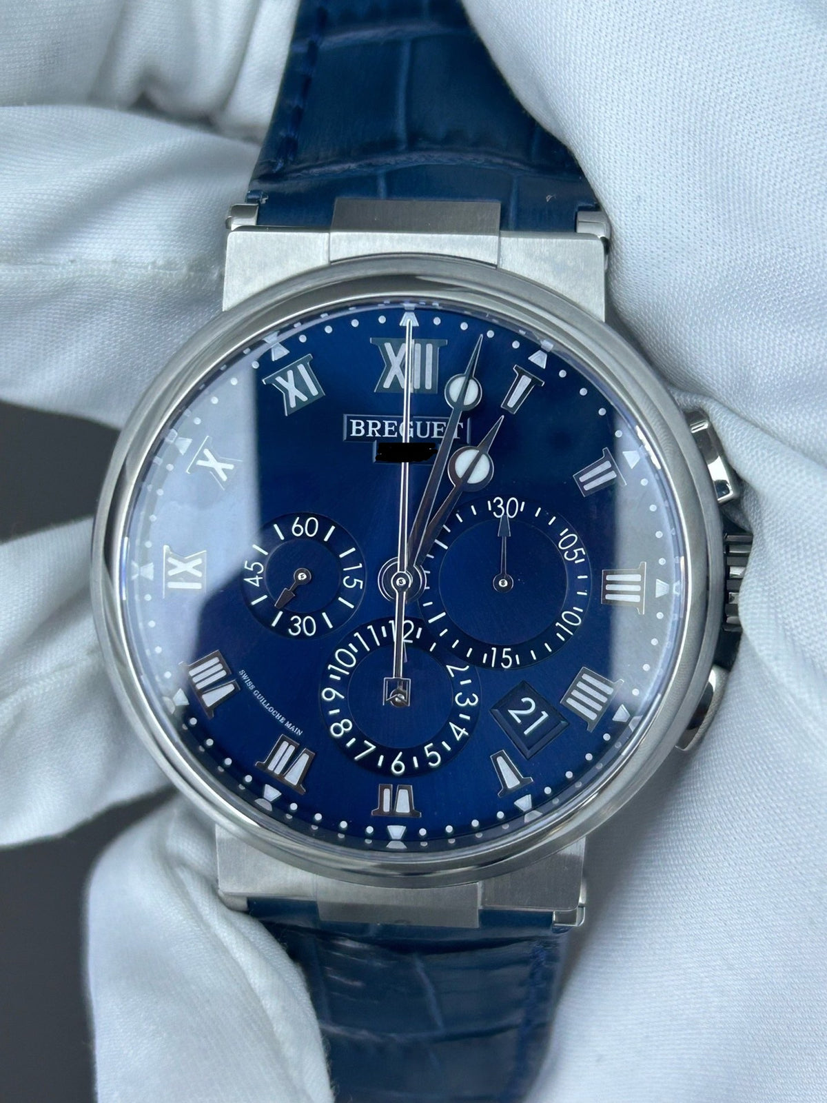Breguet Marine 5527TI/Y1/9WV – Pre-Owned