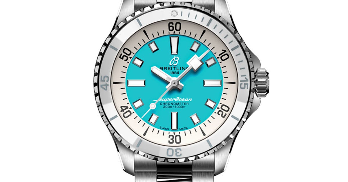 Breitling Superocean Auto 36 Turquoise (A17377211C1A1)