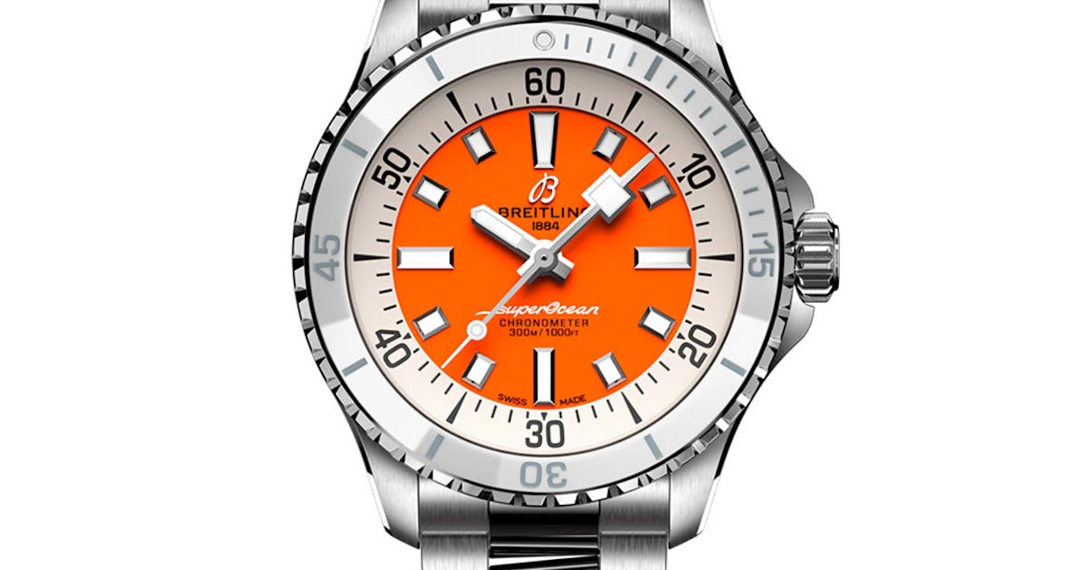Breitling Superocean Auto 36 Orange (A17377211O1A1)