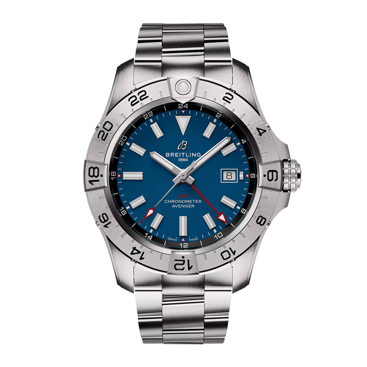 Breitling Avenger Automatic GMT 44 Steel Blue A32320101C1A1