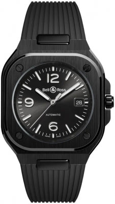 Bell & Ross BR 05 Black Ceramic strap (BR05A-BL-CE/SRB)