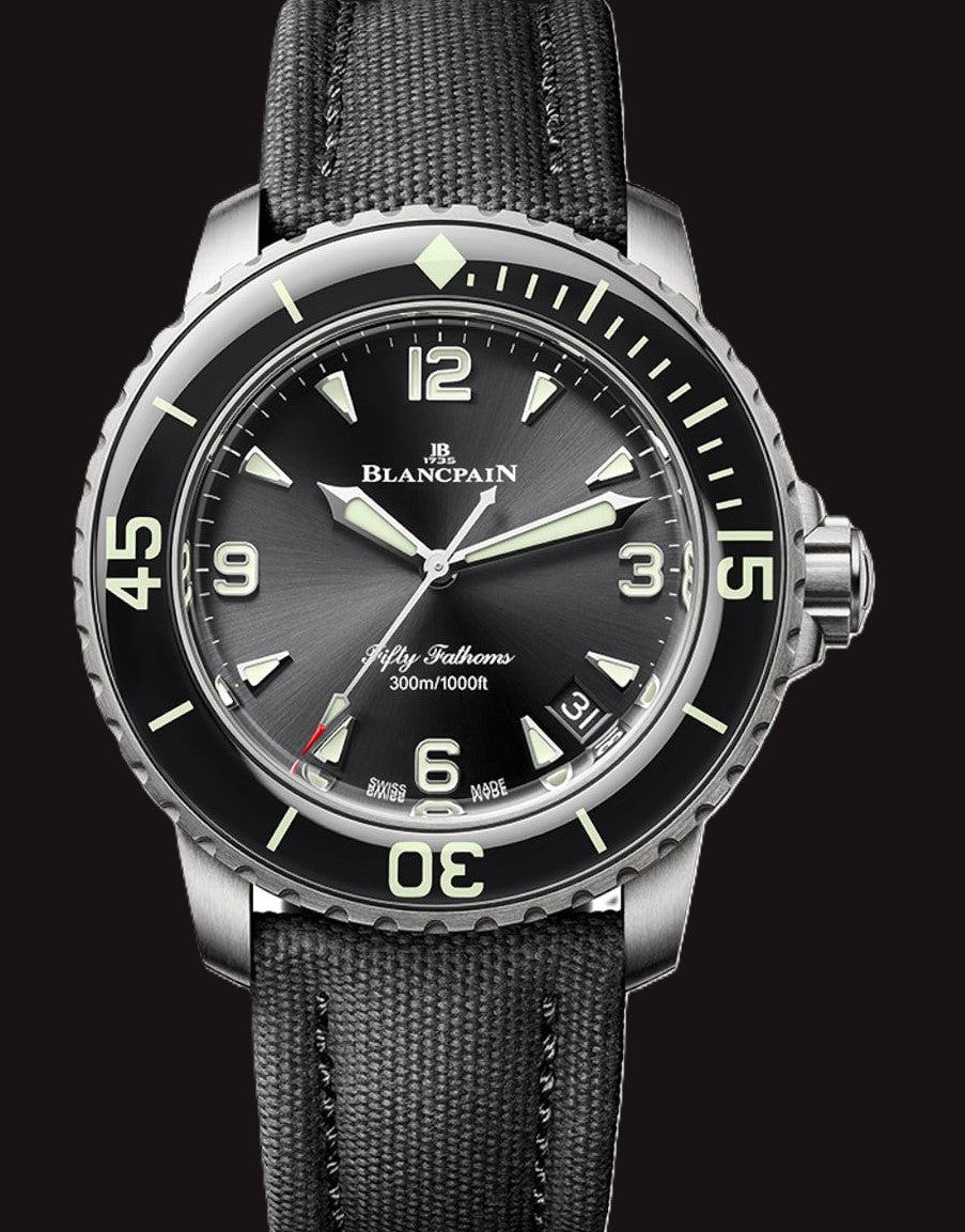 Blancpain Fifty Fathoms Automatique Titanium Sail-Canvas (5010-12B30-B52B)