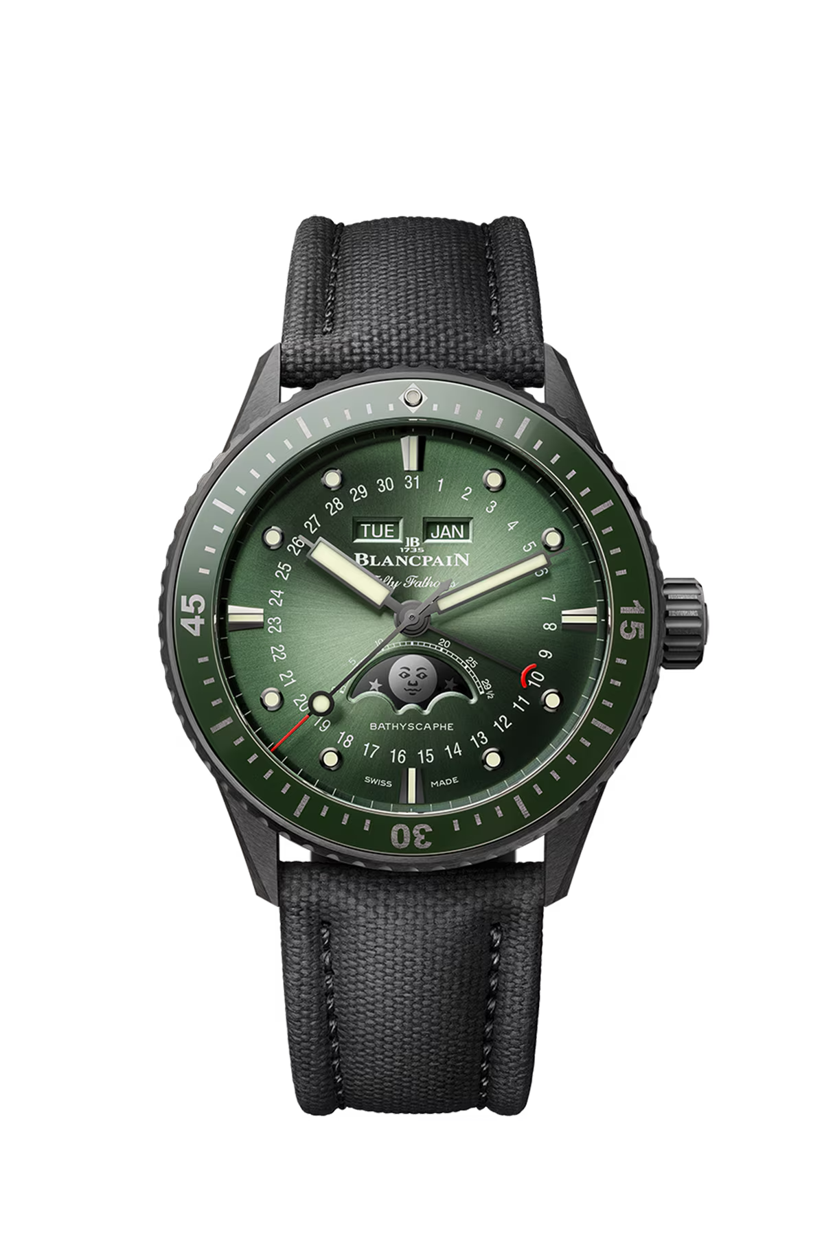Blancpain Fifty Fathoms Bathyscaphe Quantième Complet Phases de Lune (5054-0153-B52A)