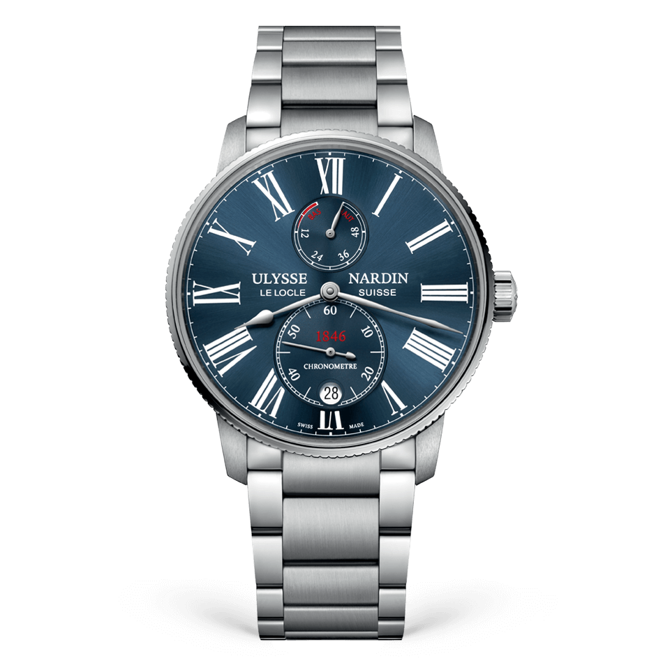 Ulysse Nardin Marine Torpilleur 42mm Blue (1183-310-7M/43)