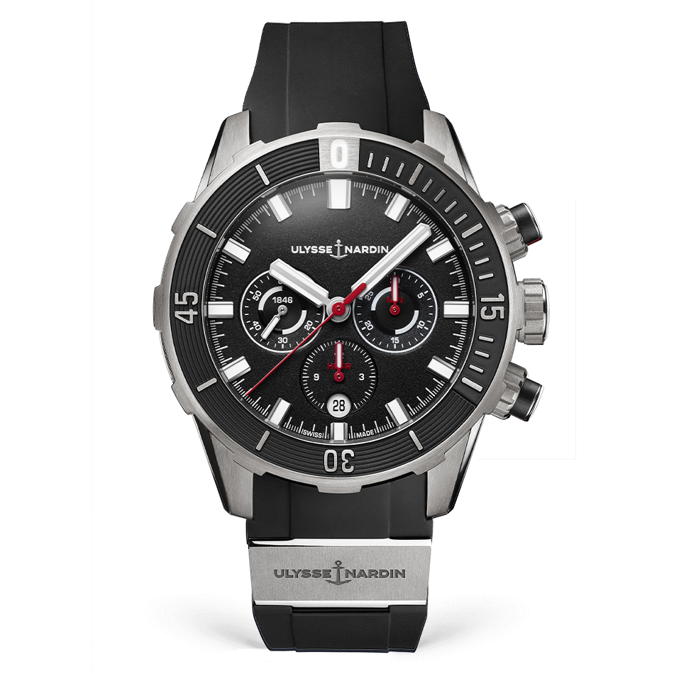 Ulysse Nardin Diver Chronograph 44mm Black (1503-170-3/92)