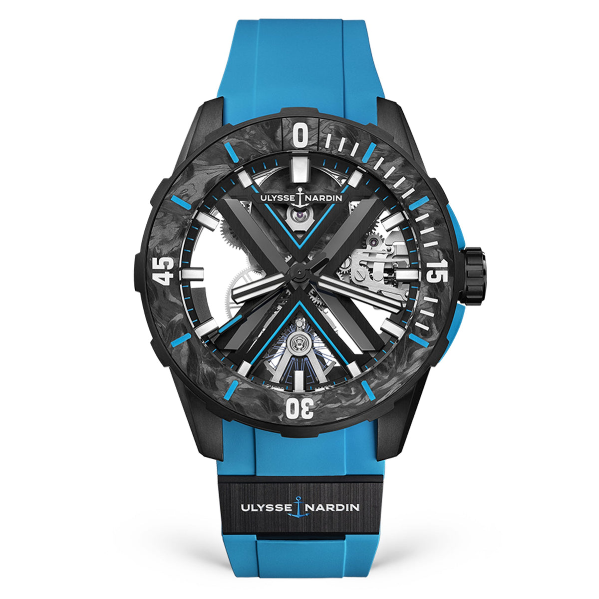 Ulysse Nardin Diver Skeleton X Azure 44mm Blue (3723-170-2B/3A)