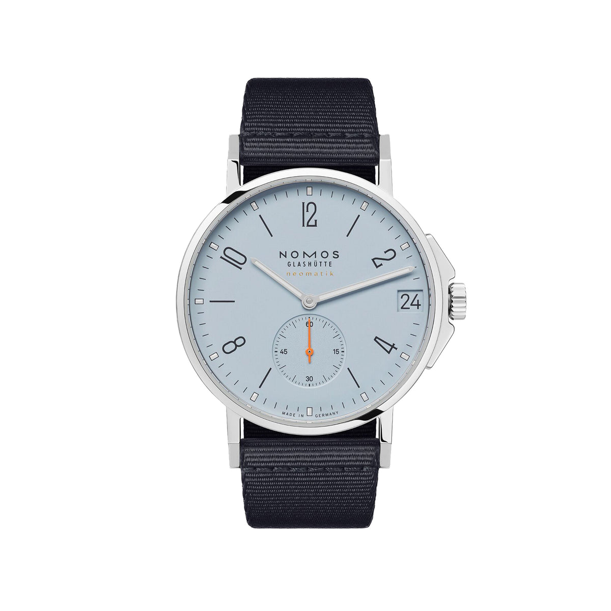 Nomos Glashütte Ahoi 38 Date Sky 38.5mm Blue Dial 526