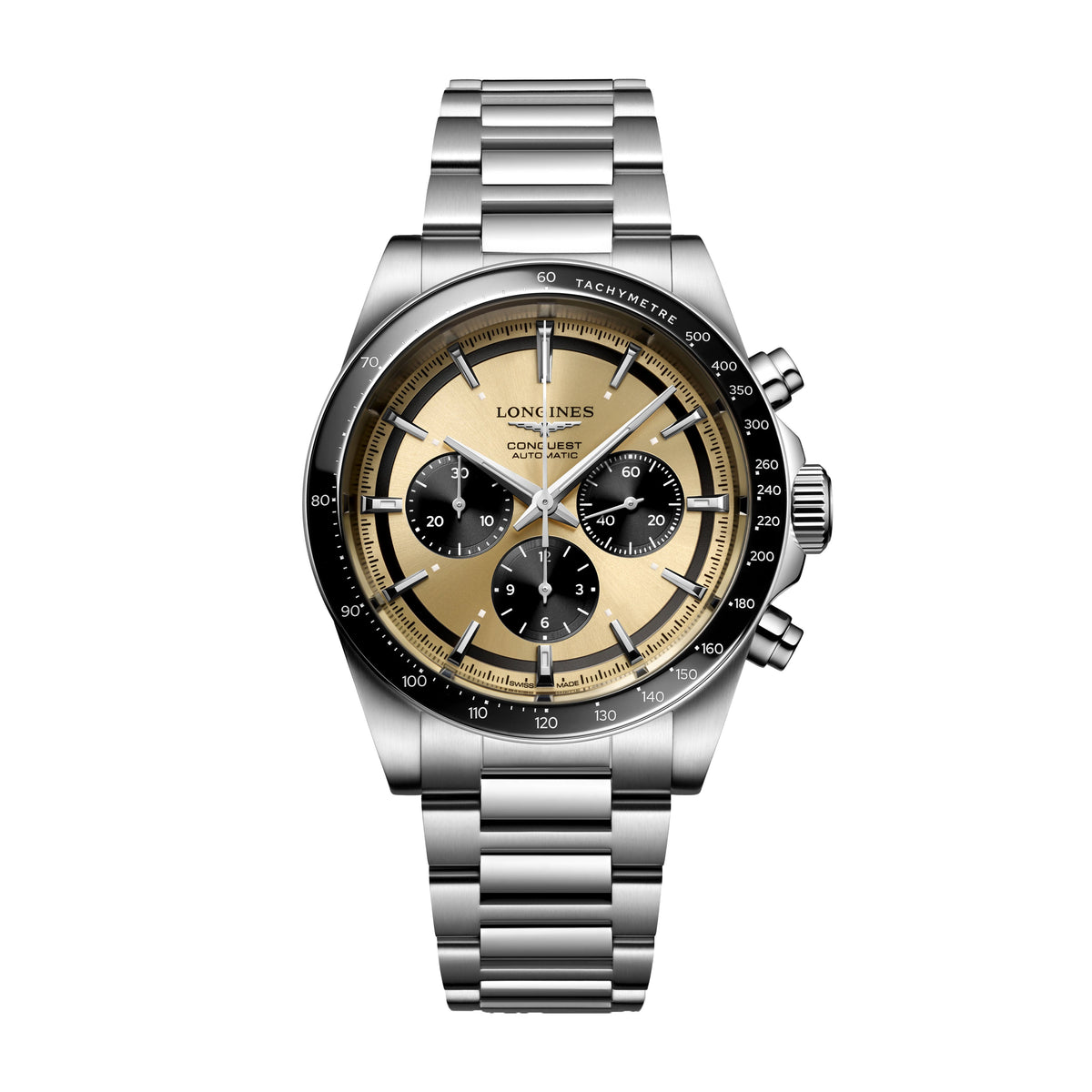 Longines Conquest Chronograph 42mm Brown Dial L3.835.4.32.6