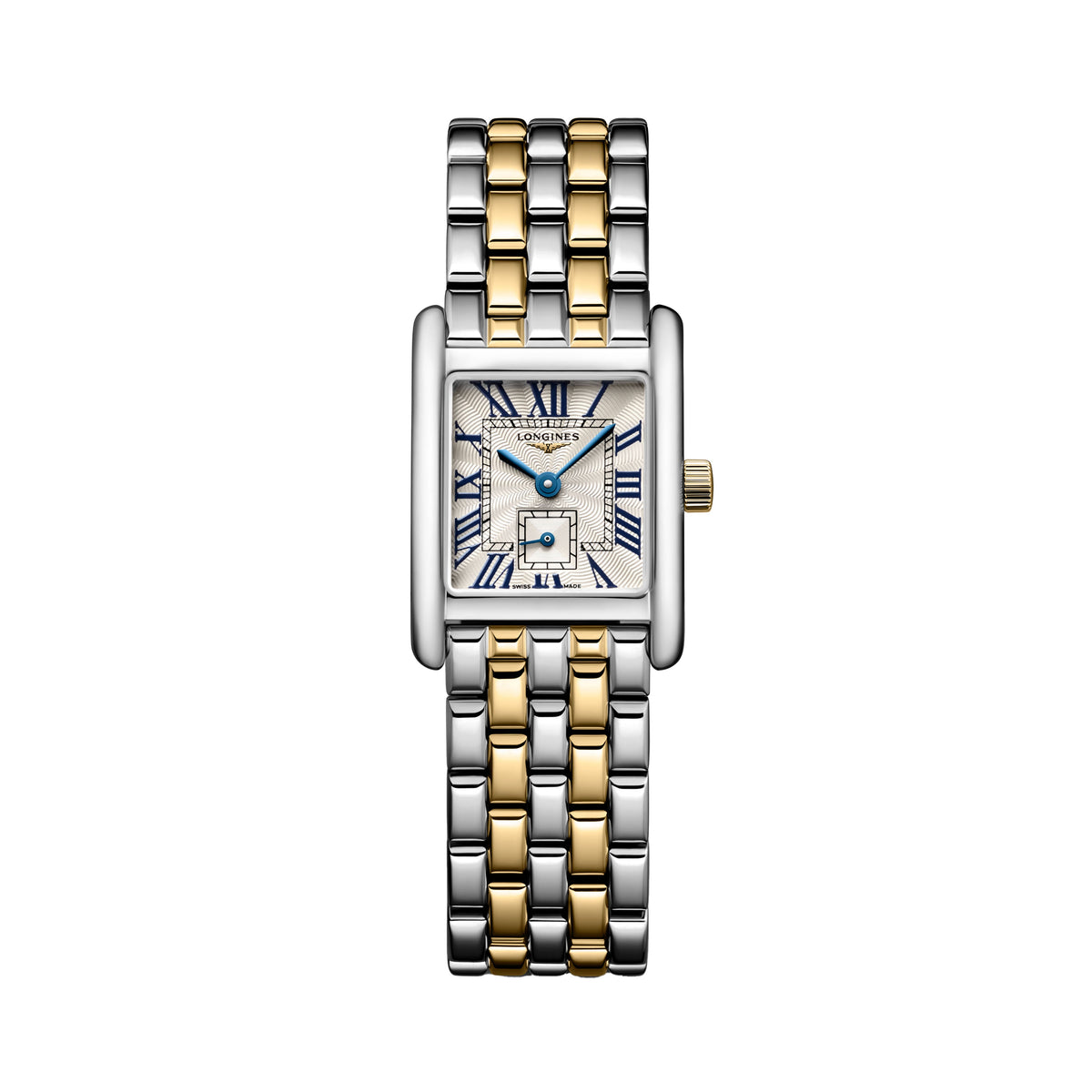 Longines Mini DolceVita 29mm Stainless Steel & Yellow Gold Silver Dial L5.200.5.70.7