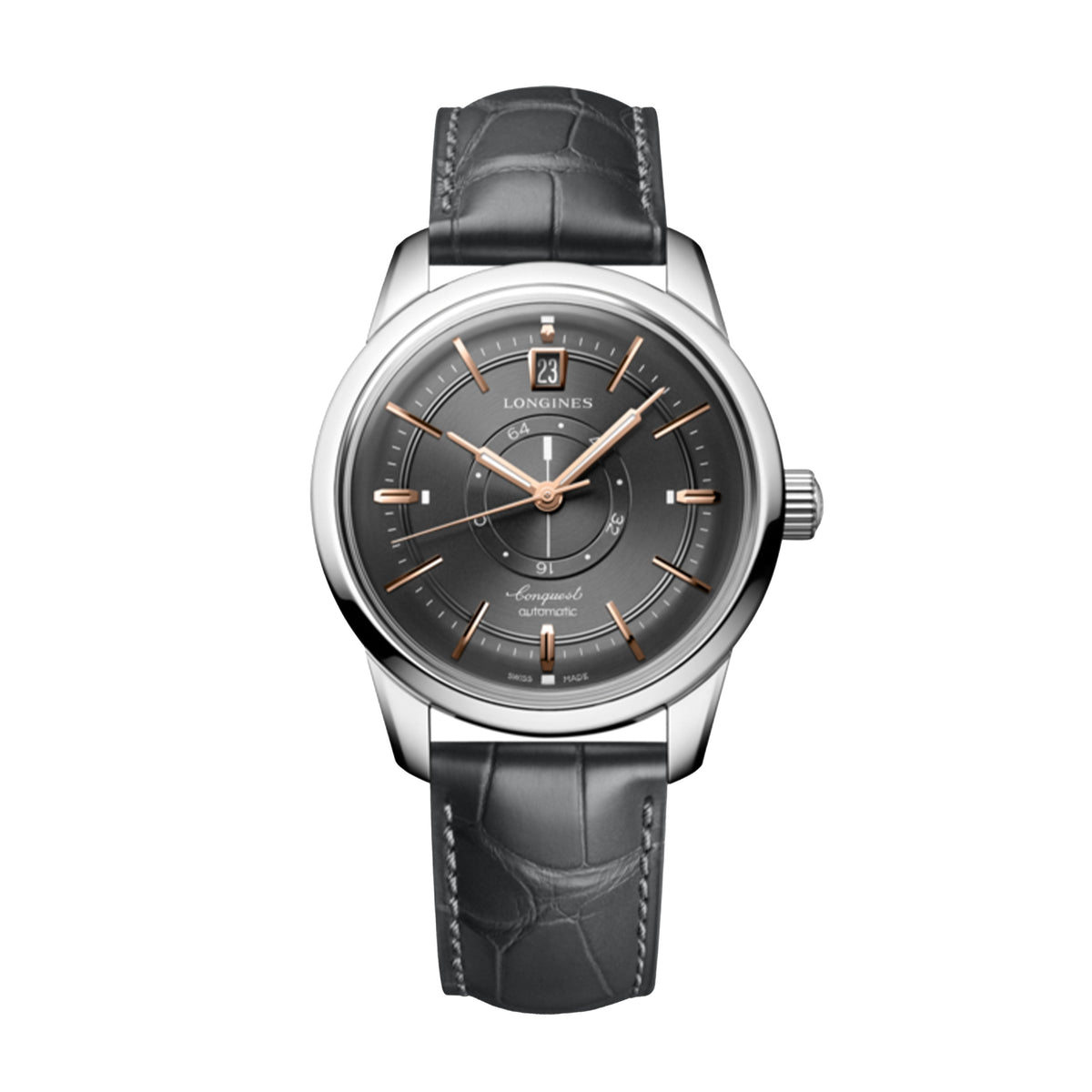 Longines Conquest Heritage Central Power Reserve 38mm Grey Dial L1.648.4.62.2
