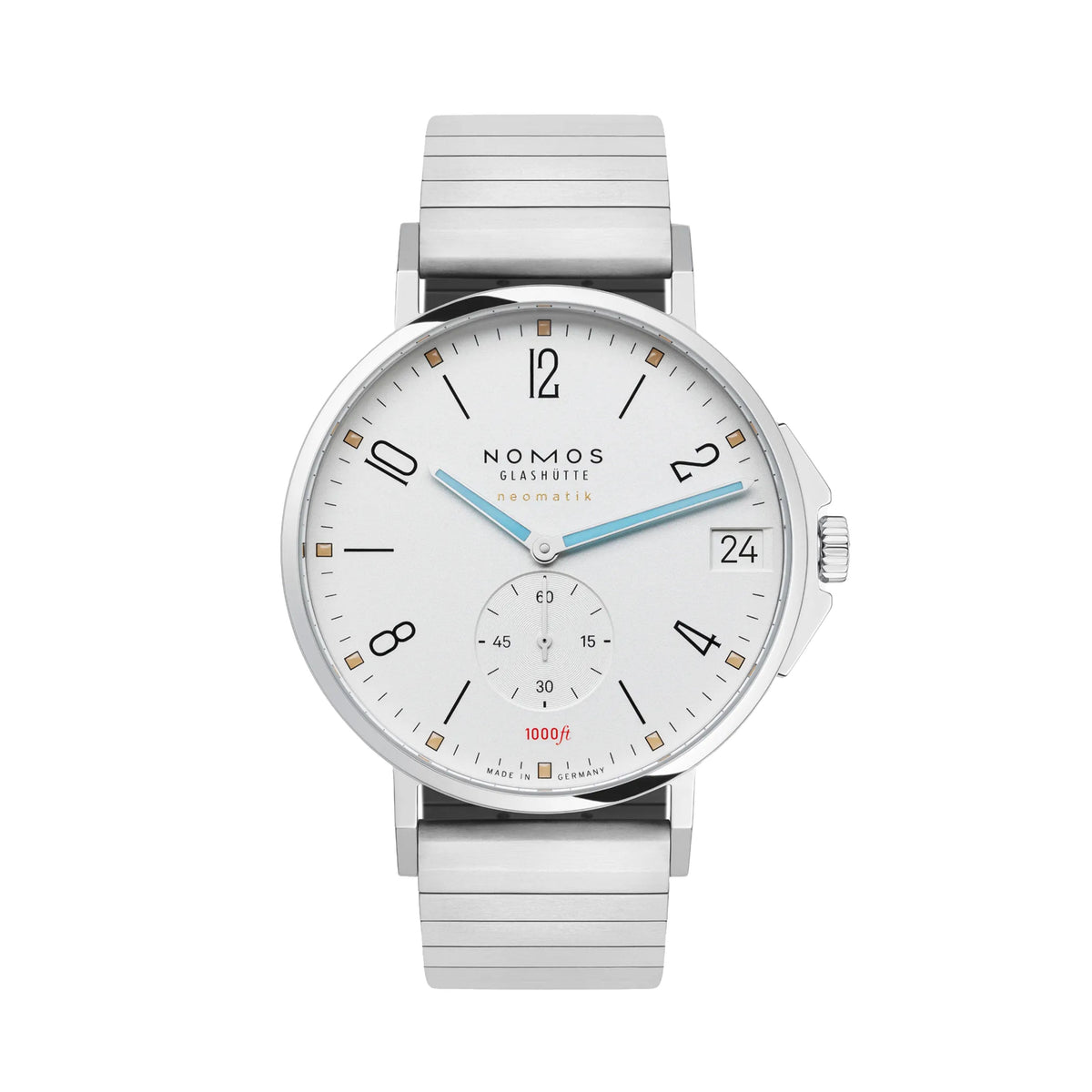 Nomos Glashütte Tangente Sport Neomatik 42 Date 42mm White Dial 580