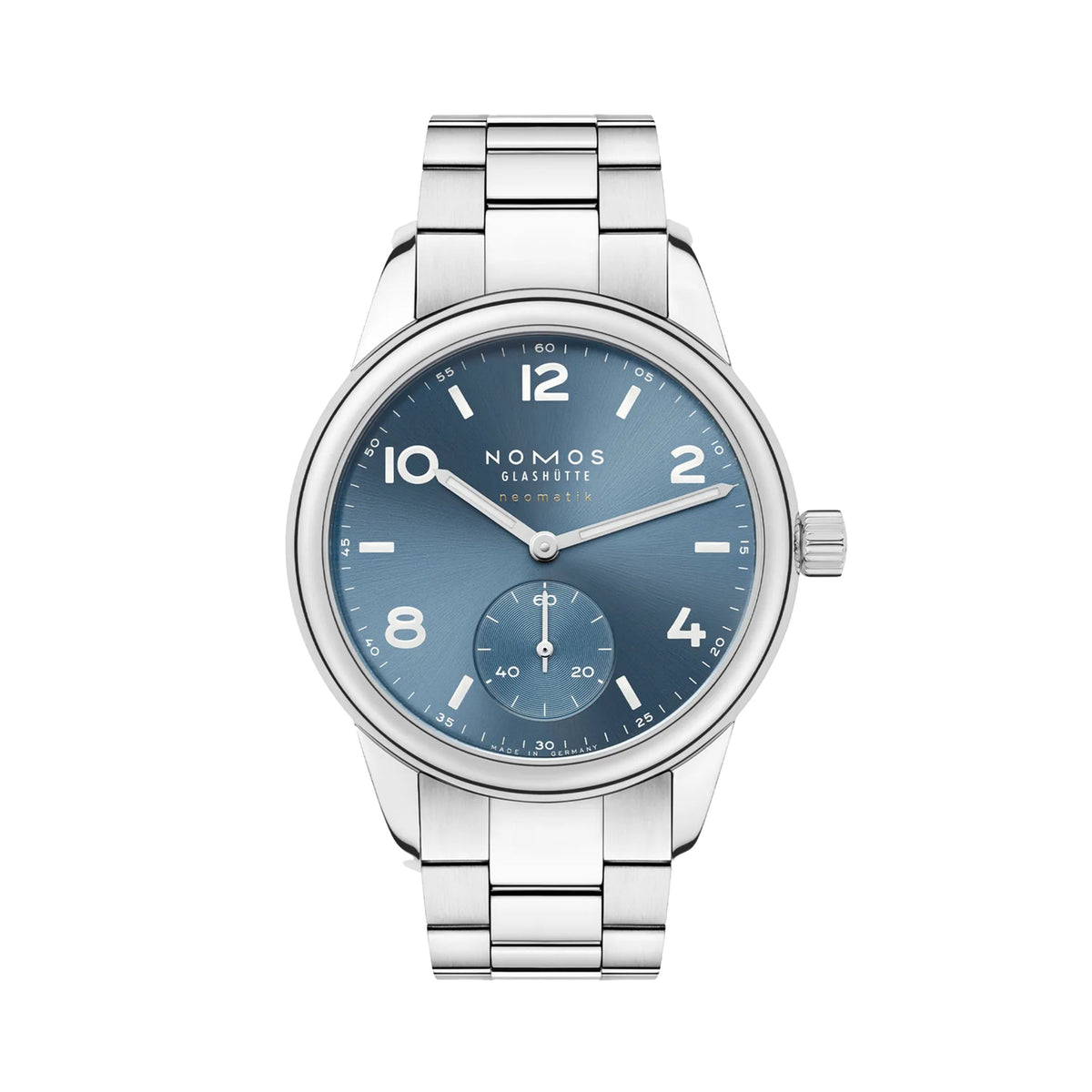 Nomos Glashütte Club Sport Neomatik Polar 37mm Blue Dial 750