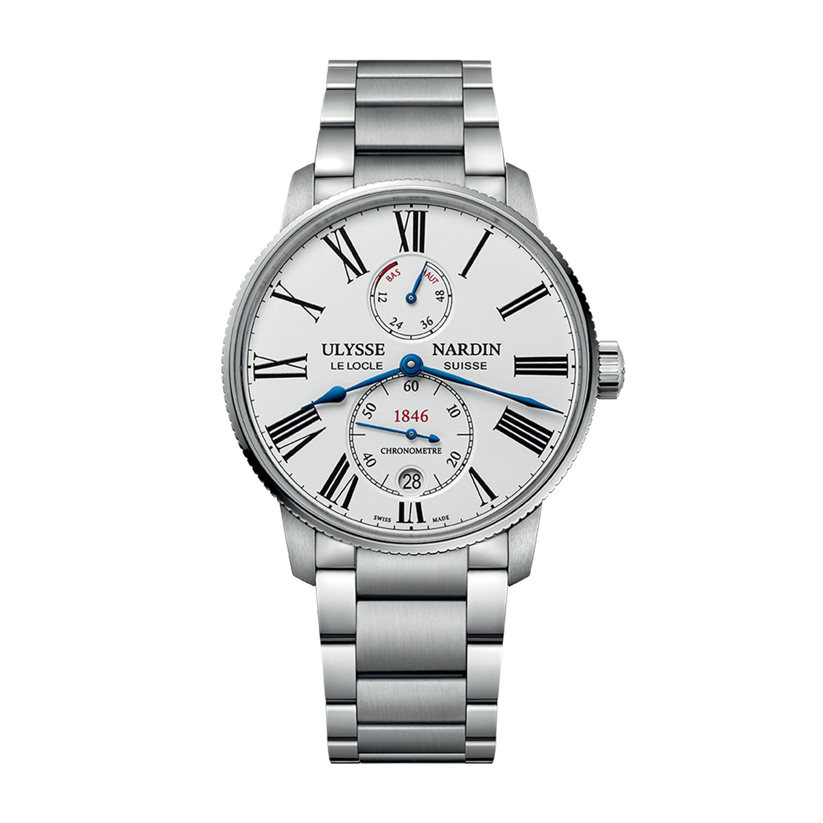 Ulysse Nardin Marine Torpilleur 42mm White (1183-310-7M/40)