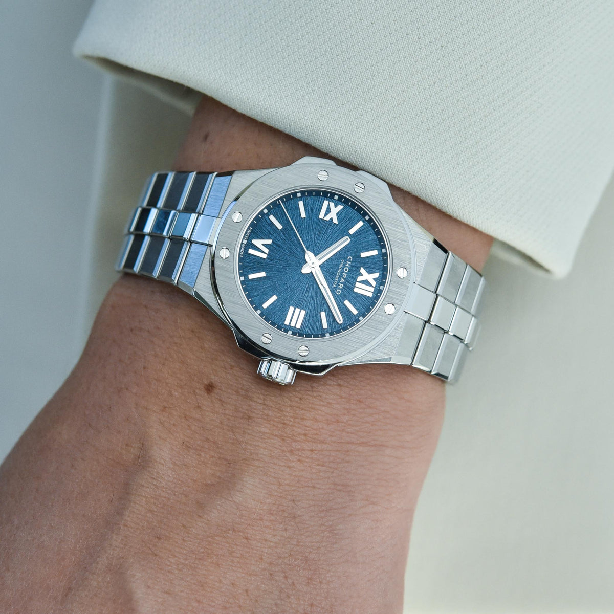 Chopard Alpine Eagle 33 Lucent Steel Aletsch Blue Unisex Watch (298617-3001)