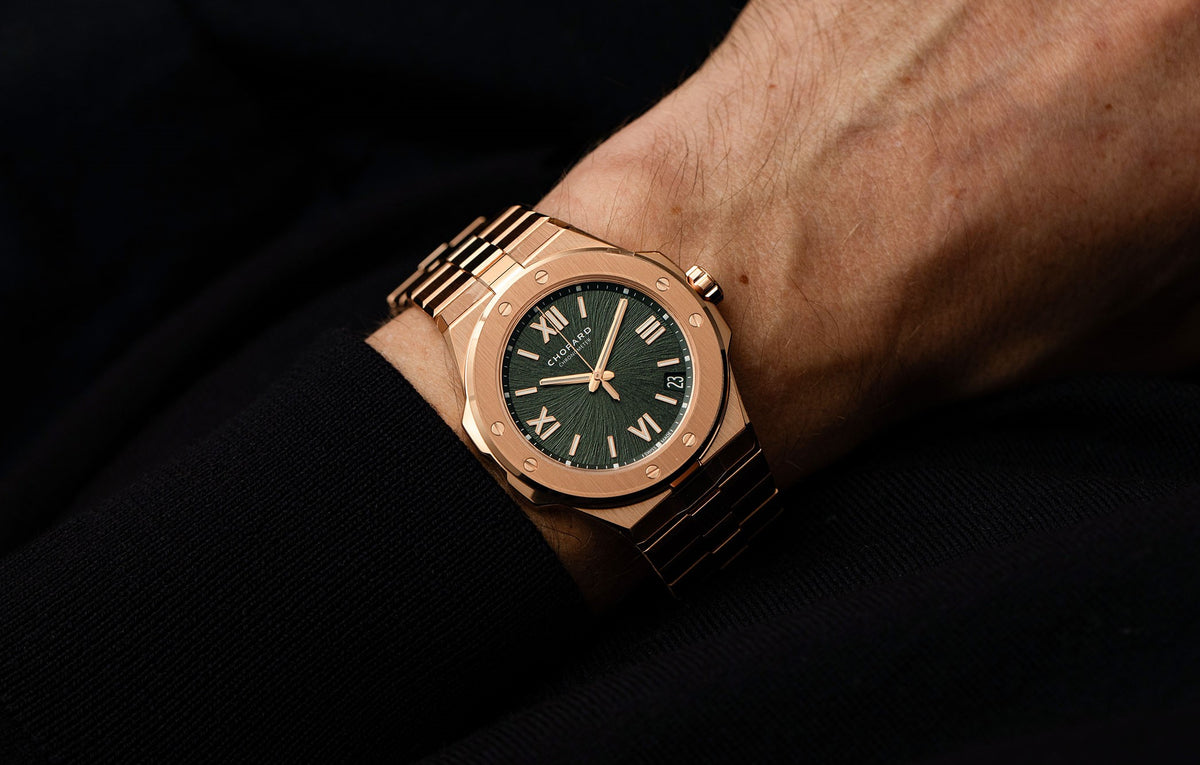 Chopard Alpine Eagle 41 Pine Green Ethical Rose Gold Men's Watch (295363-5007)