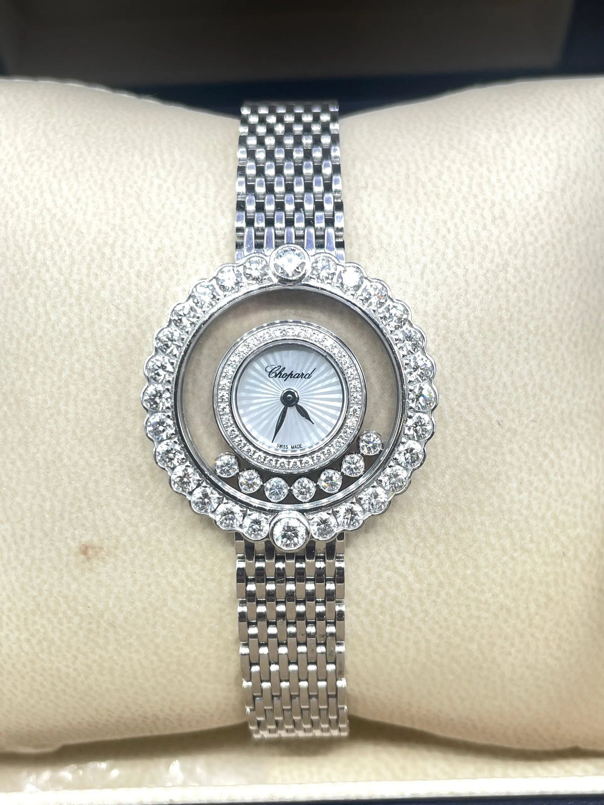Chopard Happy Diamonds Icons Joaillerie White Gold Ladies Watch (204180-1201)