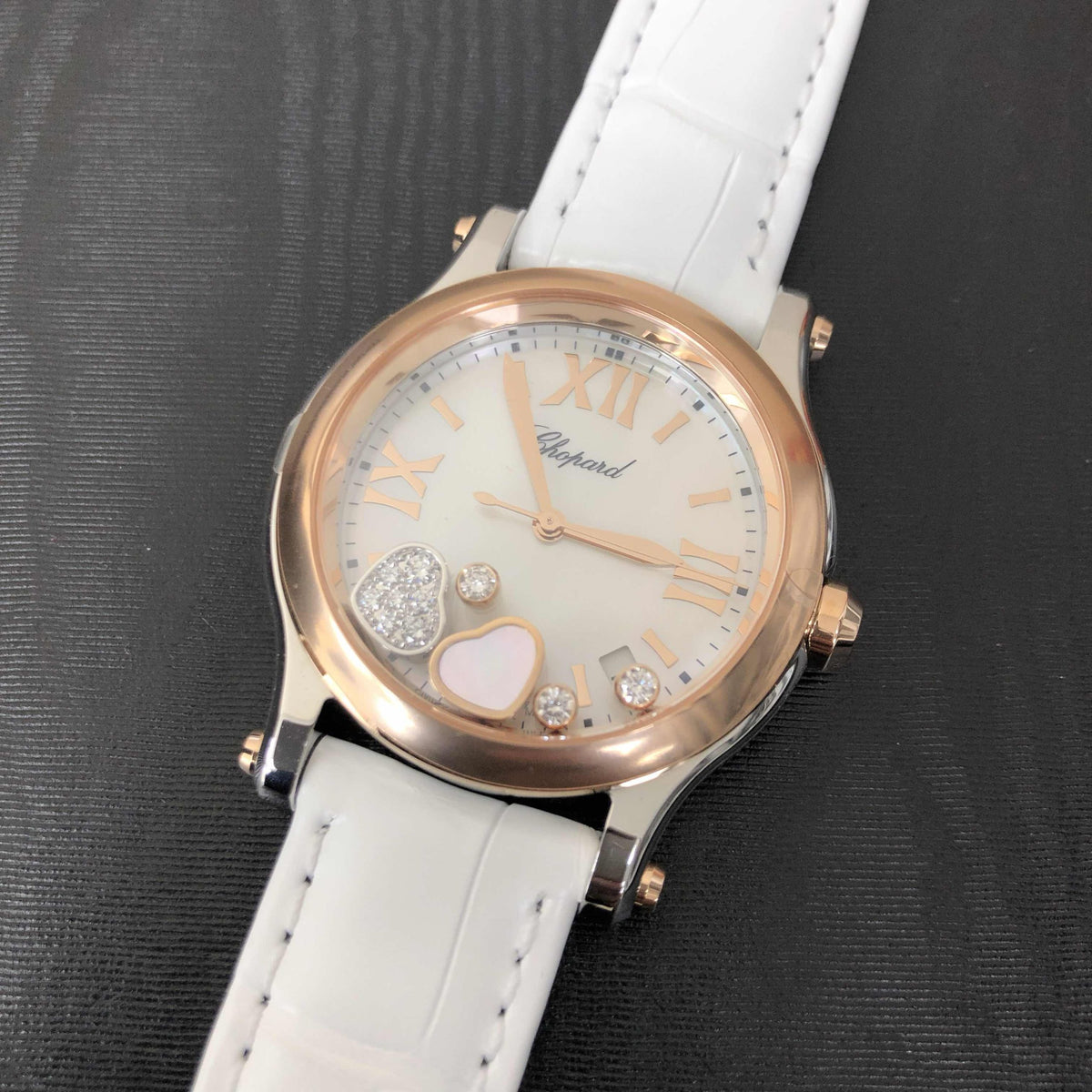Chopard Happy Sport 36mm Happy Hearts Quartz Ladies Watch (278582-6009)