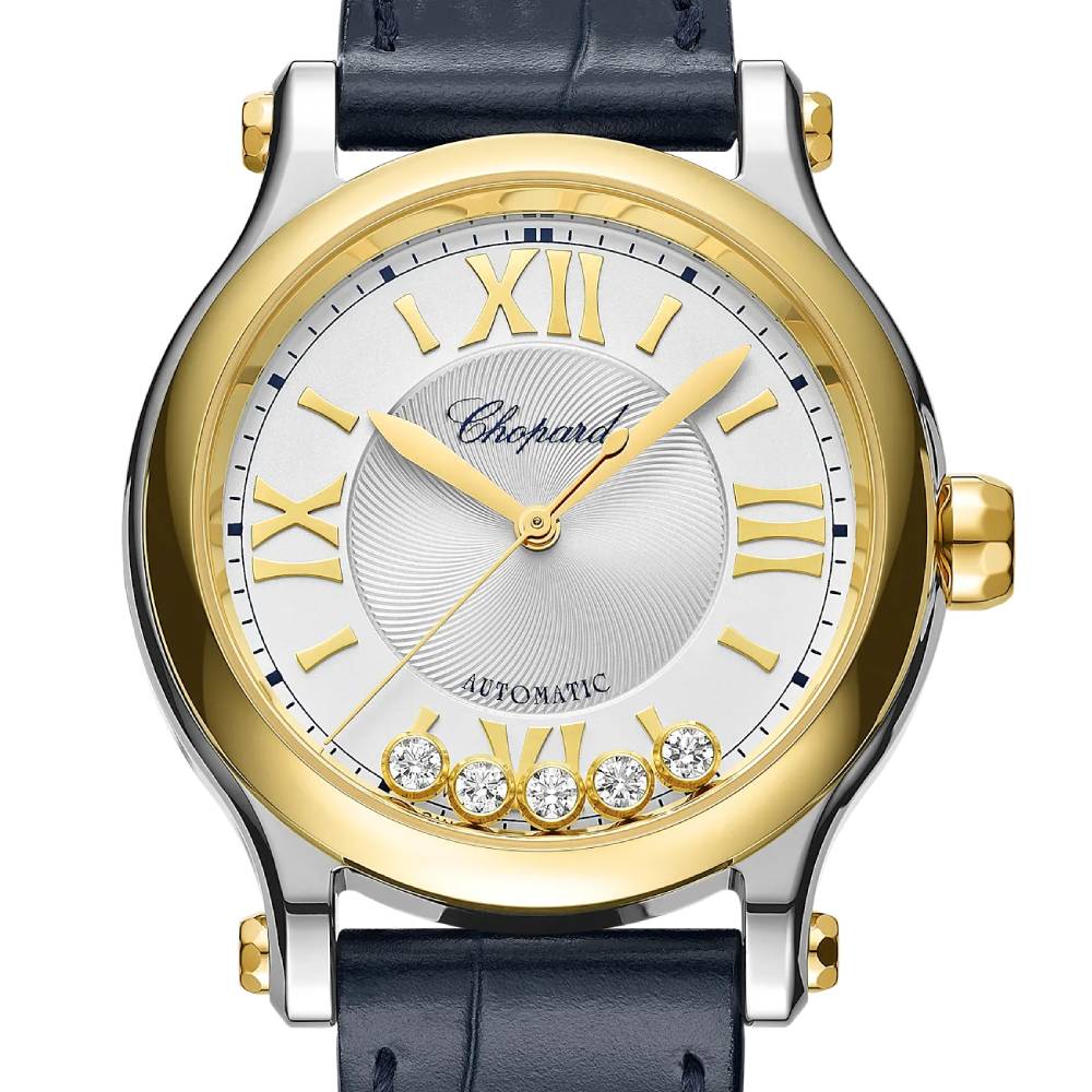 Chopard Happy Sport Ethical Yellow Gold Ladies Watch (278608-4001)