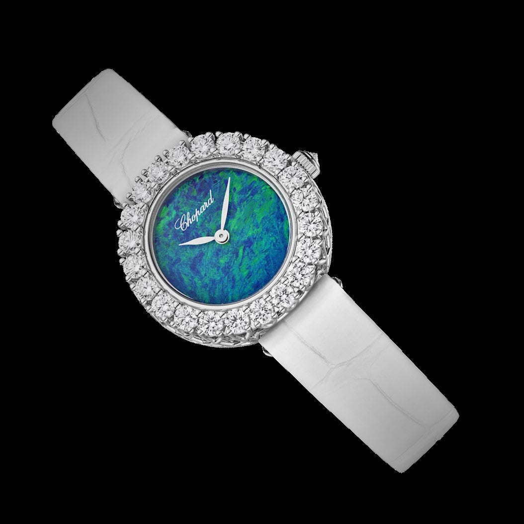 Chopard L’Heure du Diamant Blue-Green Opal Ladies Watch (13A178-1316)