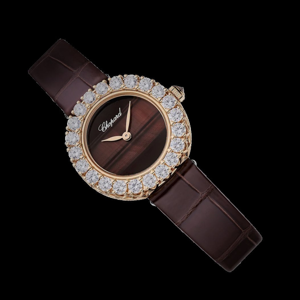 Chopard L'Heure du Diamant Round Brown Ladies Watch (13A178-5313)